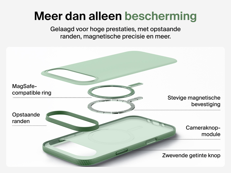 Belkin SheerForce Grip Series Case for iPhone 17 supports MagSafe and Qi2 wireless charging with strong magnetic alignment.