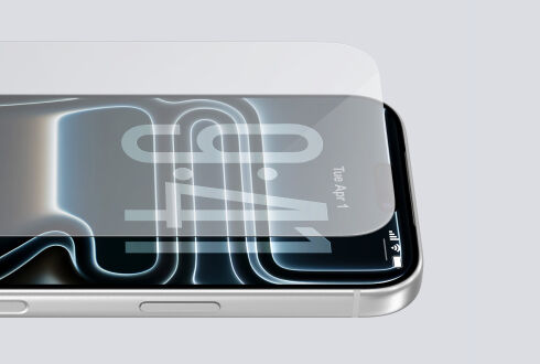 Close-up of a smartphone with a transparent screen protector aligned above the display, highlighting its slim fit and edge-to-edge coverage. Close-up of a smartphone with a transparent screen protector aligned above the display, highlighting its slim fit and edge-to-edge coverage.