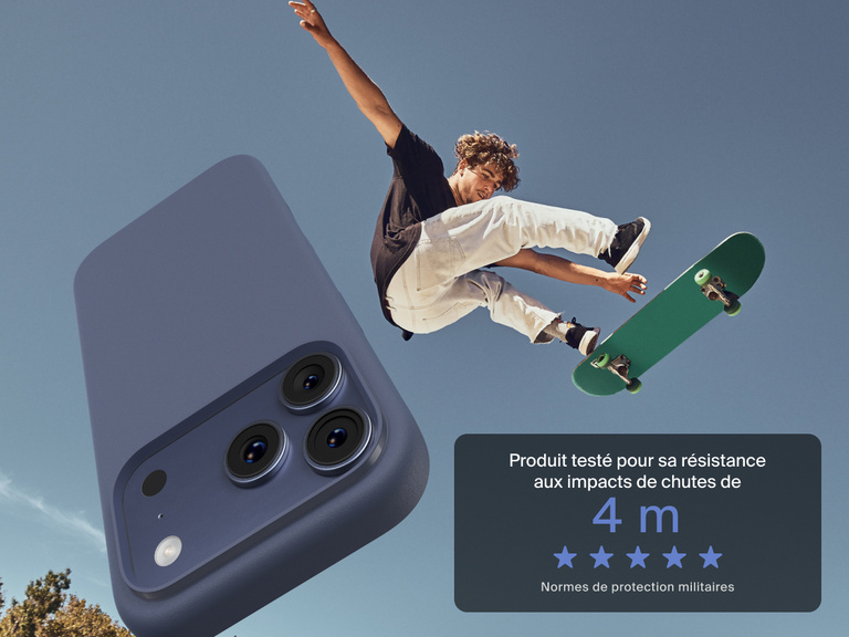 Coque de protection Belkin ScreenForce Protect Series pour iPhone 17 con&ccedil;ue pour &ecirc;tre fine, durable et fiable, tous les jours.