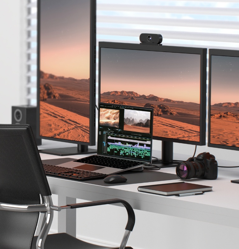 Expand screens and maintain resolution with Belkin Connect 11-in-1 Universal USB-C Pro Dock. | Belkin