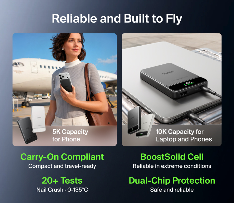Fast charging with portable power banks and USB-C charging