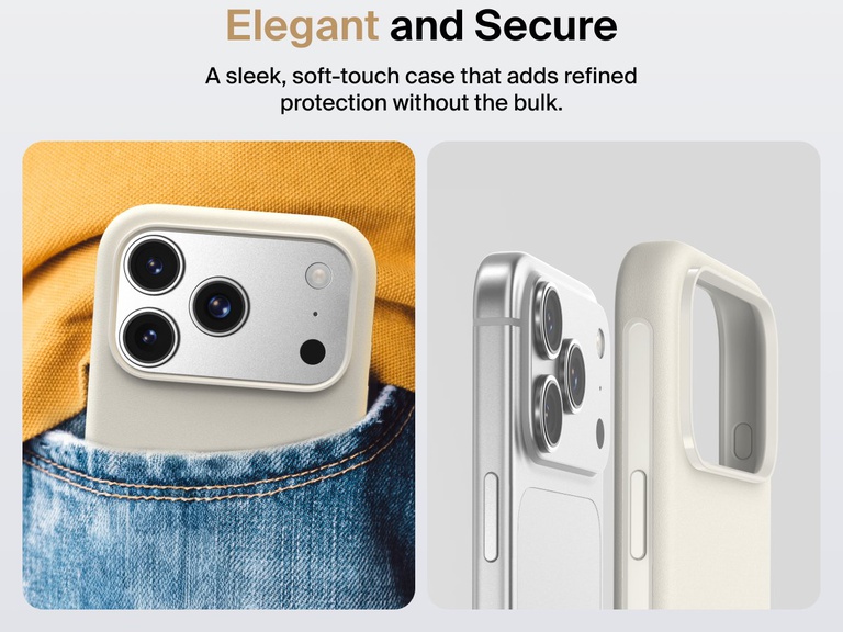 Belkin ScreenForce Protect Series Case for iPhone 17 offering a slim, soft-touch design that provides durable protection without bulk.