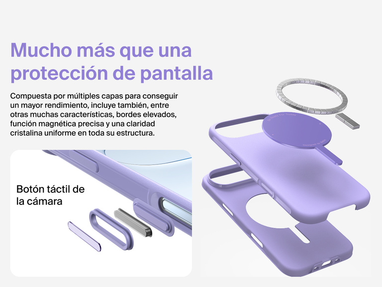 La funda SheerForce Protect Series de Belkin para iPhone 17 es compatible con MagSafe y Qi2 para proporcionar un potente acoplamiento magn&eacute;tico con cargadores y otros accesorios.
