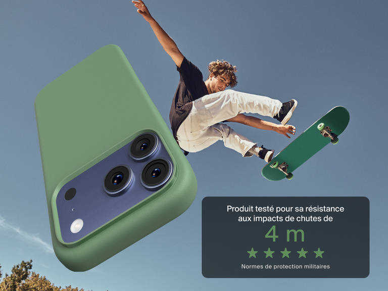 Coque de protection Belkin ScreenForce Protect Series pour iPhone 17 con&ccedil;ue pour &ecirc;tre fine, durable et fiable, tous les jours.