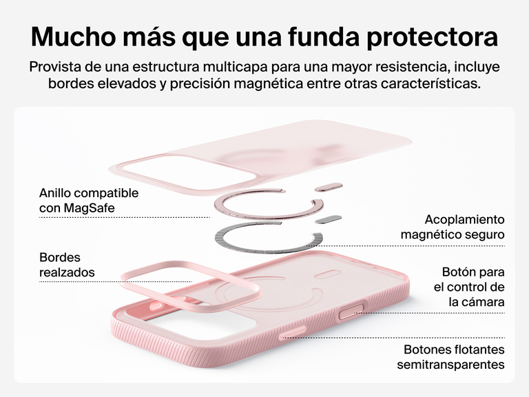 Belkin SheerForce Grip Series Case for iPhone 17 supports MagSafe and Qi2 wireless charging with strong magnetic alignment.