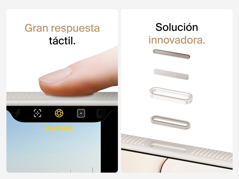 Belkin SheerForce Grip Series Case for iPhone 17 with MagSafe ring, raised edges, and floating tinted buttons for precision protection.