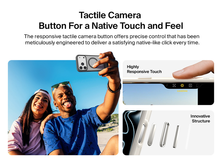 Belkin ScreenForce Protect Series Case for iPhone 17 with elevated edge design and military-grade drop protection up to 13 feet.