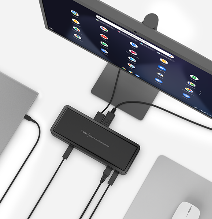 14-Port USB-C Docking Station, 65W (Chromebook Certified)
