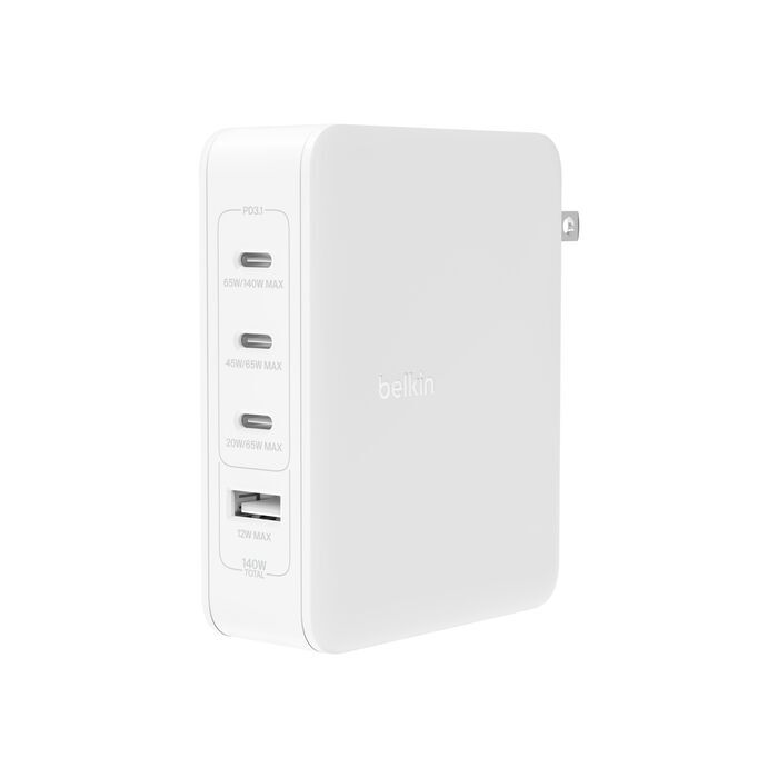 140W 4-Port GaN Wall Charger 