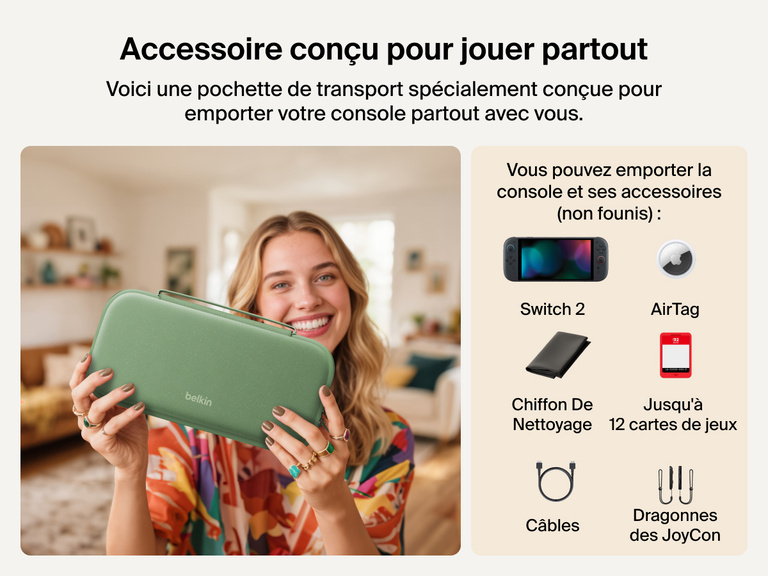 Image d'un socle de recharge 3-en-1 aimanté et compacte Belkin BoostCharge rechargeant un iPhone et qui met en avant sa fonction d'alignement magnétique, son angle ajustable de 65 degrés, sa compatibilité avec les coques de protection de moins de 5 mm et sa capacité de recharge rapide Qi2.