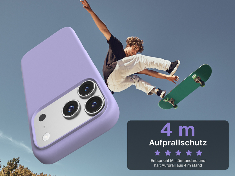 Belkin H&uuml;lle der SheerForce Protect Serie f&uuml;r das iPhone 17, die schlanken aber strapazierf&auml;higen und zuverl&auml;ssigen Schutz f&uuml;r den Alltag bietet.