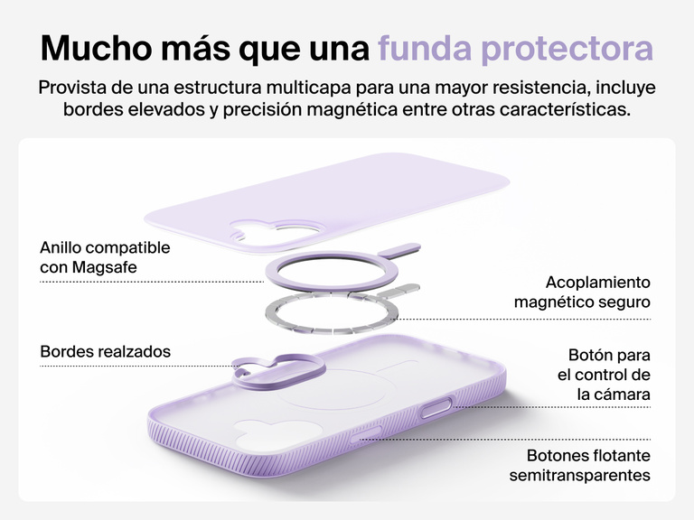 Belkin SheerForce Grip Series Case for iPhone 17 supports MagSafe and Qi2 wireless charging with strong magnetic alignment.