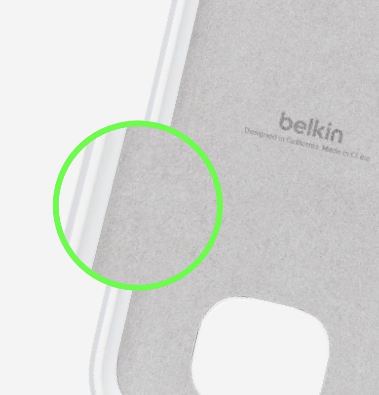 Interior suave proteger los dispositivos.  