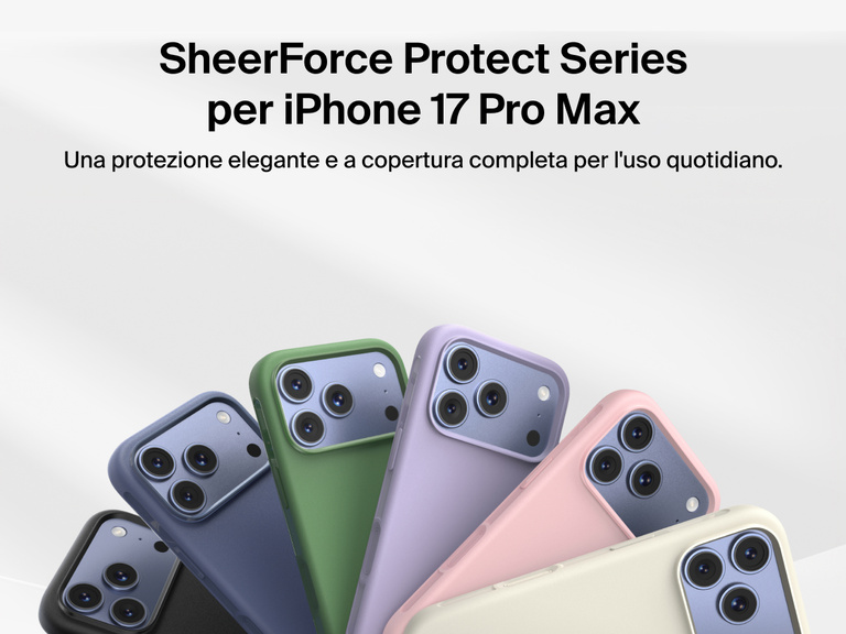 La custodia Belkin SheerForce Protect Series per iPhone 17 offre una copertura durevole e compatta e una protezione quotidiana per il tuo dispositivo.