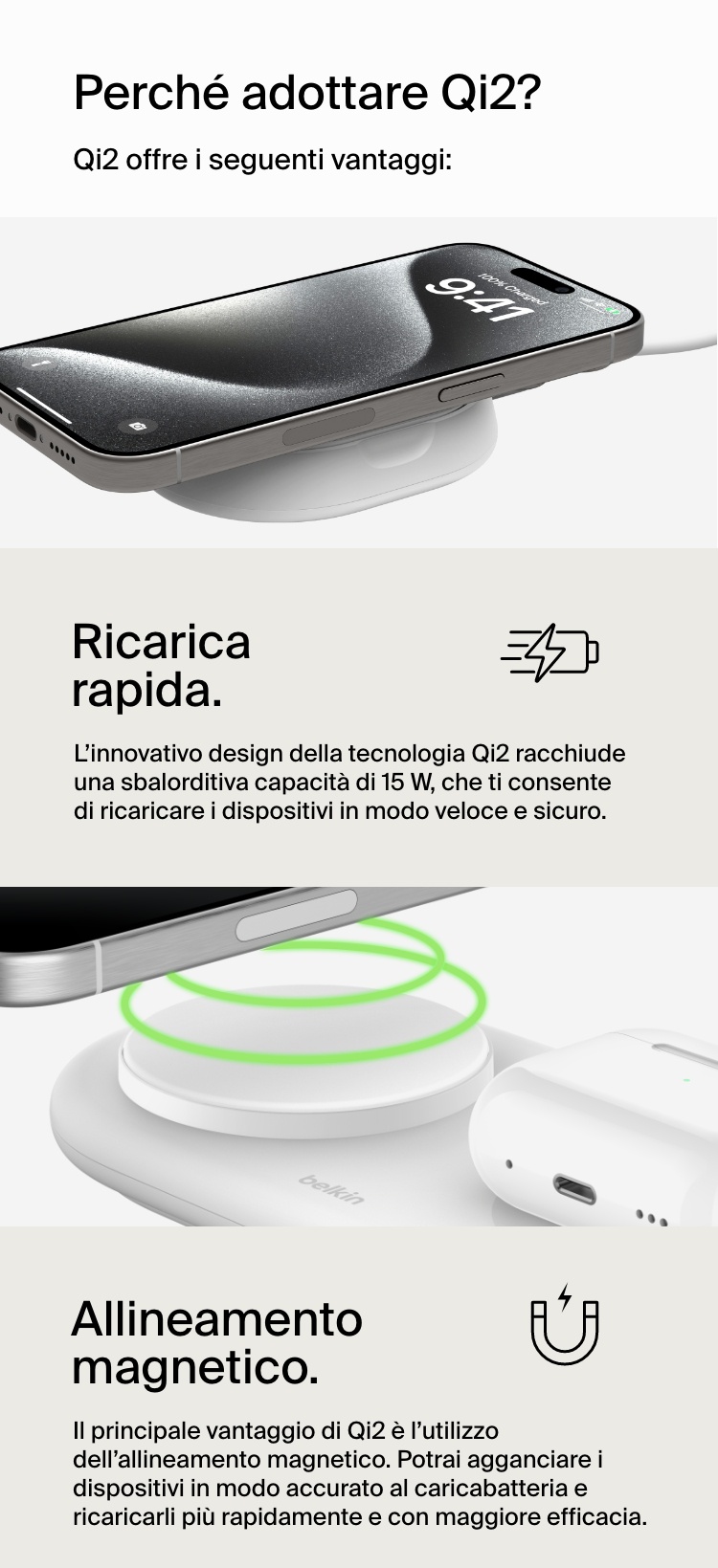 Perché adottare Qi2? Perché adottare Qi2?