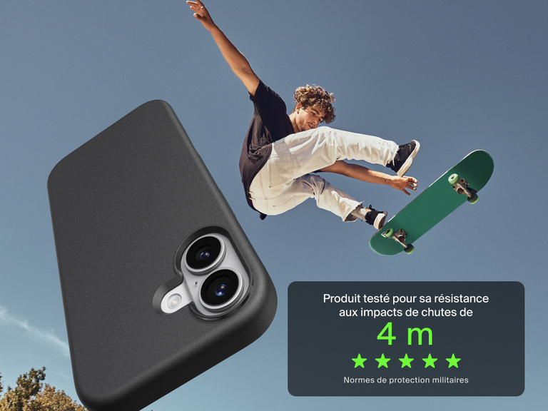 Coque de protection Belkin ScreenForce Protect Series pour iPhone 17 conçue pour être fine, durable et fiable, tous les jours.