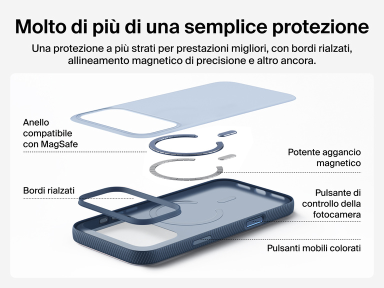 Belkin SheerForce Grip Series Case for iPhone 17 supports MagSafe and Qi2 wireless charging with strong magnetic alignment.