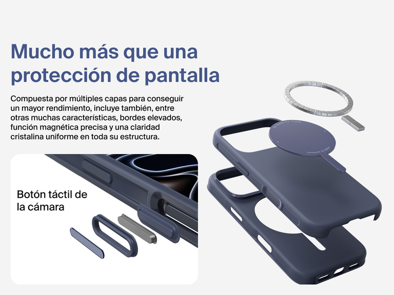 La funda SheerForce Protect Series de Belkin para iPhone 17 es compatible con MagSafe y Qi2 para proporcionar un potente acoplamiento magn&eacute;tico con cargadores y otros accesorios.