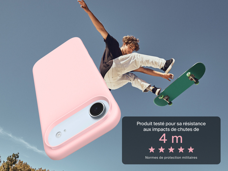 Coque de protection Belkin ScreenForce Protect Series pour iPhone 17 con&ccedil;ue pour &ecirc;tre fine, durable et fiable, tous les jours.