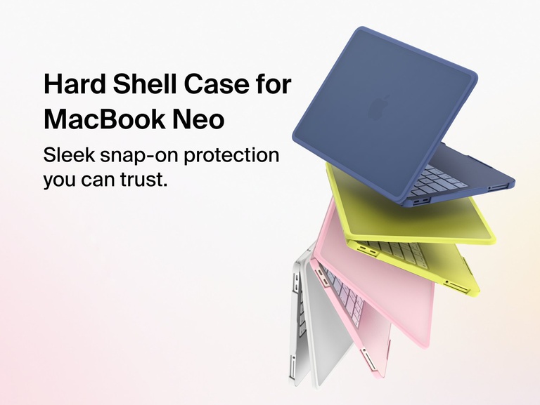 Hard Shell Case for MacBook Neo: sleek snap-on protection you can trust