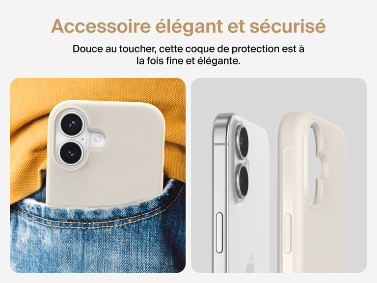 Coque de protection Belkin ScreenForce Protect&nbsp;Series pour iPhone&nbsp;17 avec bouton de contr&ocirc;le r&eacute;actif pour l'appareil photo et design en couches pour une protection durable, pr&eacute;cise et magn&eacute;tique.