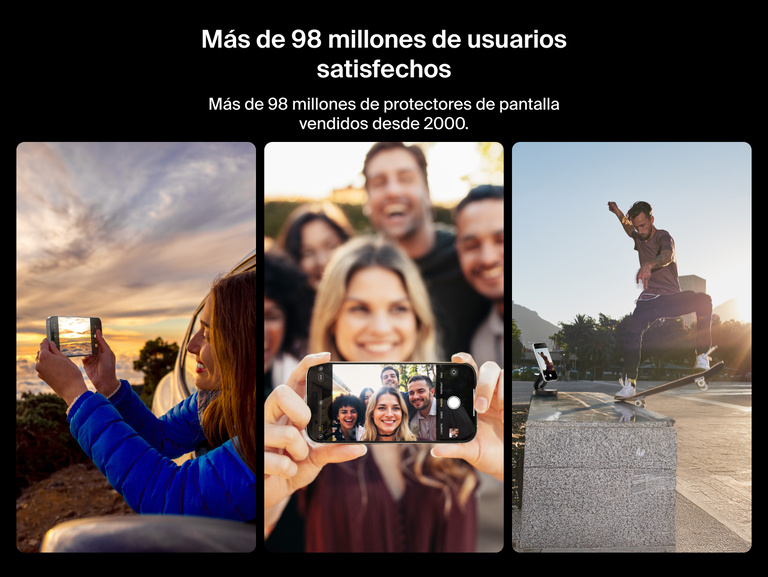 Belkin ScreenForce UltraGlass 2 Screen Protector trusted by over 81 million users worldwide for reliable iPhone screen protection.