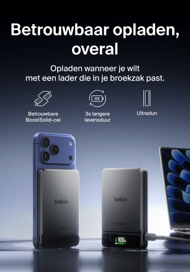 Betrouwbare stroomvoorziening, waar je ook bent