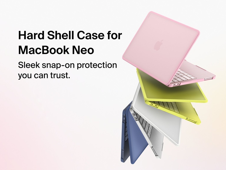 Hard Shell Case for MacBook Neo: sleek snap-on protection you can trust