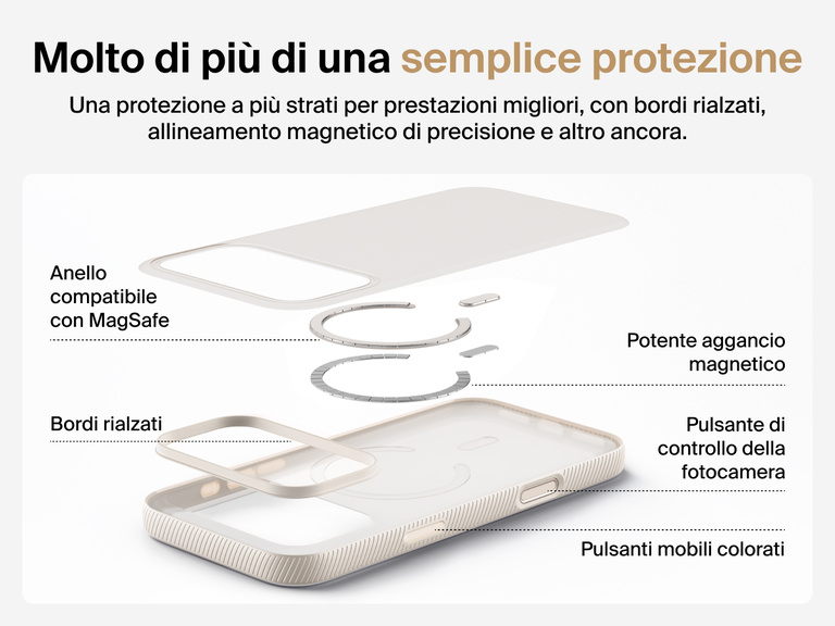 Belkin SheerForce Grip Series Case for iPhone 17 supports MagSafe and Qi2 wireless charging with strong magnetic alignment.