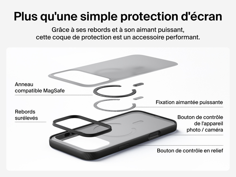 Belkin SheerForce Grip Series Case for iPhone 17 supports MagSafe and Qi2 wireless charging with strong magnetic alignment.