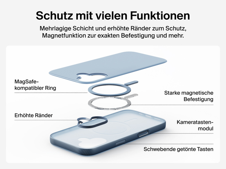Belkin SheerForce Grip Series Case for iPhone 17 supports MagSafe and Qi2 wireless charging with strong magnetic alignment.