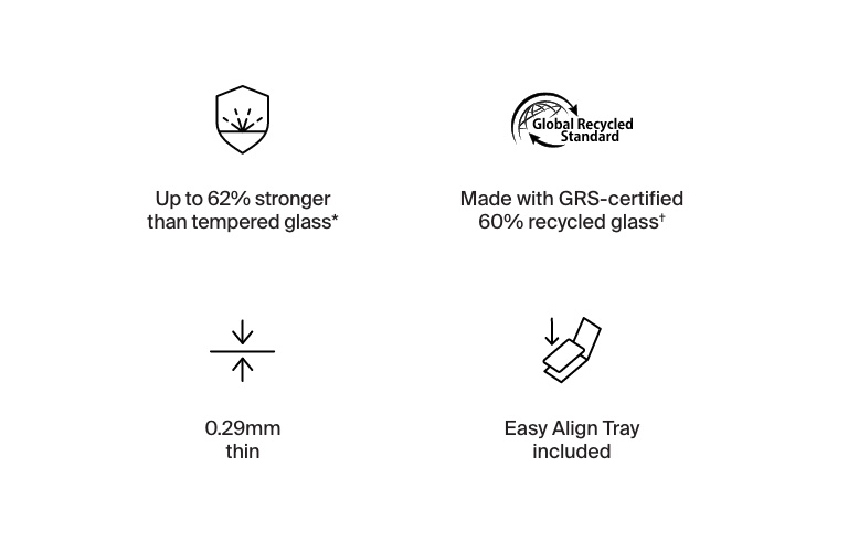 ScreenForce InvisiGlass Treated Screen Protector