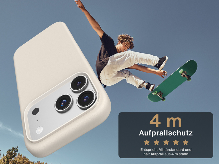 Belkin H&uuml;lle der SheerForce Protect Serie f&uuml;r das iPhone 17, die schlanken aber strapazierf&auml;higen und zuverl&auml;ssigen Schutz f&uuml;r den Alltag bietet.