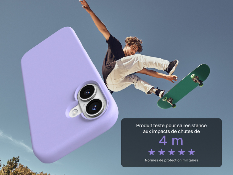 Coque de protection Belkin ScreenForce Protect Series pour iPhone 17 con&ccedil;ue pour &ecirc;tre fine, durable et fiable, tous les jours.