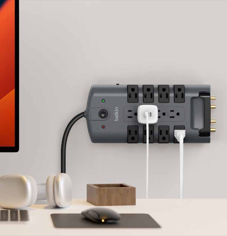 Power multiple devices with our 12-Outlet Surge Protector Power Strip.