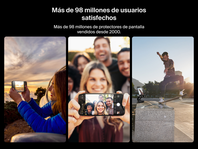 Belkin ScreenForce UltraGlass 2 Screen Protector trusted by over 81 million users worldwide for reliable iPhone screen protection.