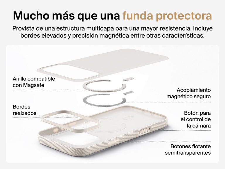 Belkin SheerForce Grip Series Case for iPhone 17 supports MagSafe and Qi2 wireless charging with strong magnetic alignment.