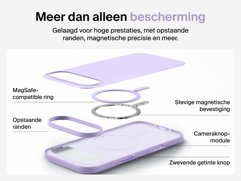 Belkin SheerForce Grip Series Case for iPhone 17 supports MagSafe and Qi2 wireless charging with strong magnetic alignment.