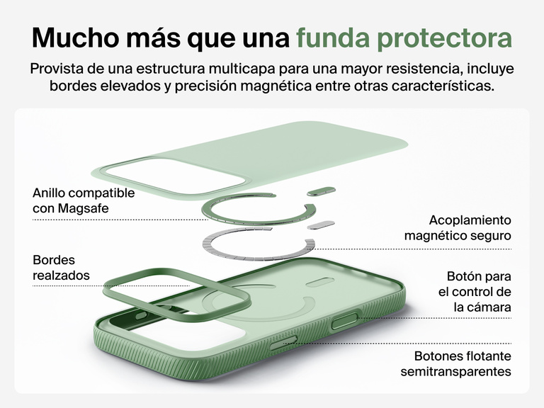 Belkin SheerForce Grip Series Case for iPhone 17 supports MagSafe and Qi2 wireless charging with strong magnetic alignment.