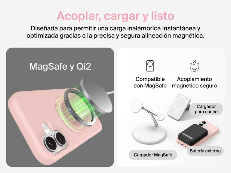 La funda ScreenForce Protect Series para iPhone 17 de Belkin cuenta con bordes realzados para preservar efizcamente la pantalla y las lentes de la c&aacute;mara y su dise&ntilde;o no obstaculiza la carga magn&eacute;tica inal&aacute;mbrica.