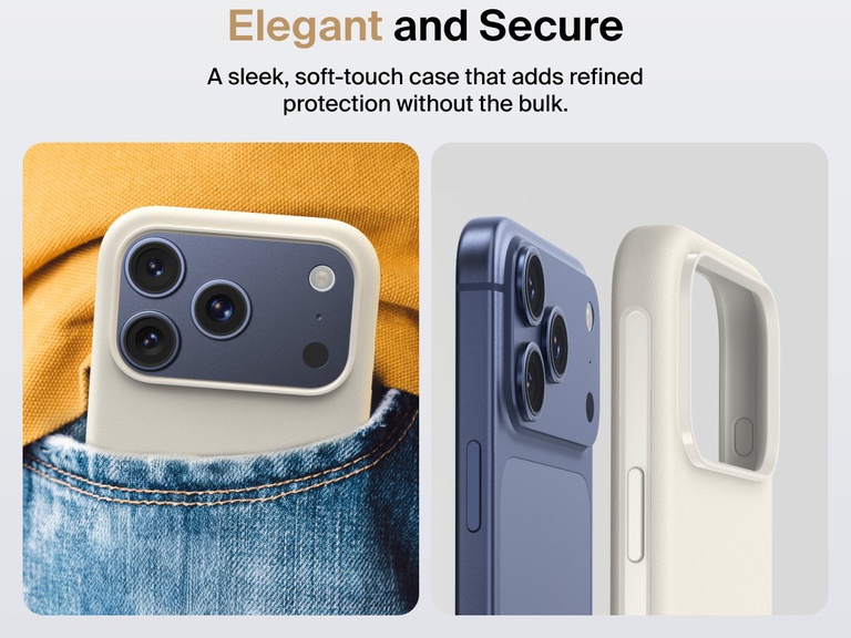 Belkin ScreenForce Protect Series Case for iPhone 17 offering a slim, soft-touch design that provides durable protection without bulk.