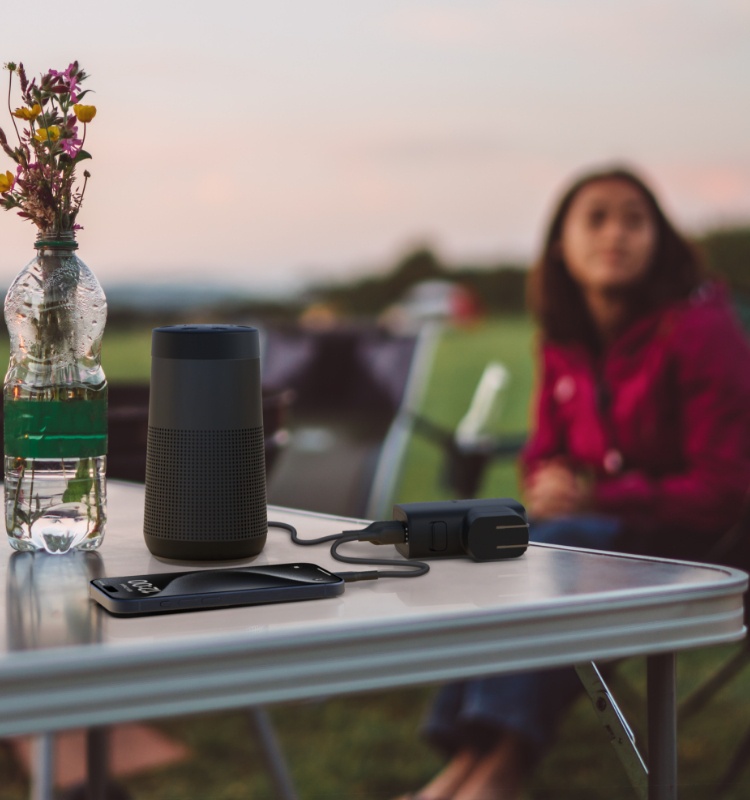 Belkin BoostCharge Hybrid Wall Charger 25W + Power Bank 5K, 2-in-1 Portable Charger w/ USB-C PD3.0 Port & USB-A Port - Travel-Friendly, Dual-Port Charging Device - Black | Belkin