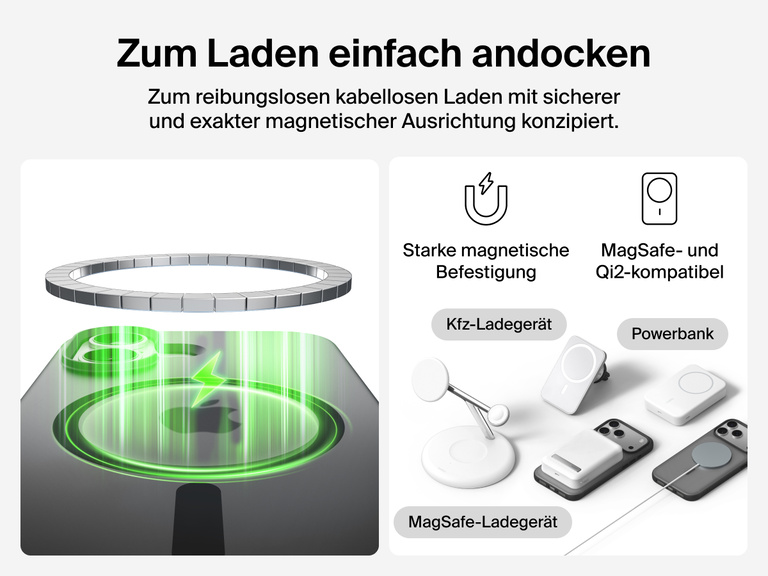 Close-up of Belkin SheerForce Grip Series Case for iPhone 17 with textured edges for secure, comfortable handling.