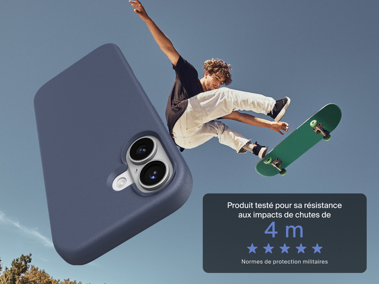 Coque de protection Belkin ScreenForce Protect Series pour iPhone 17 conçue pour être fine, durable et fiable, tous les jours.