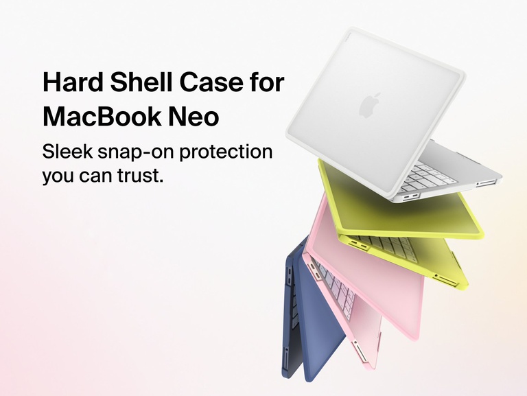 Hard Shell Case for MacBook Neo: sleek snap-on protection you can trust