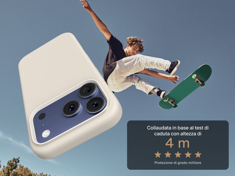 La custodia Belkin SheerForce Protect Series per iPhone &egrave; progettata per offrire una copertura durevole e compatta e una protezione affidabile per l'uso quotidiano.