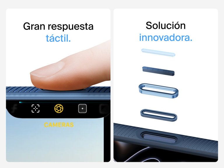 Belkin SheerForce Grip Series Case for iPhone 17 with MagSafe ring, raised edges, and floating tinted buttons for precision protection.