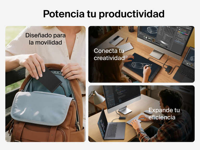 Belkin Connect 5-Port USB-C Hub with Dual USB-C Ports enhances productivity for work and creativity, with a slim portable design for easy travel.