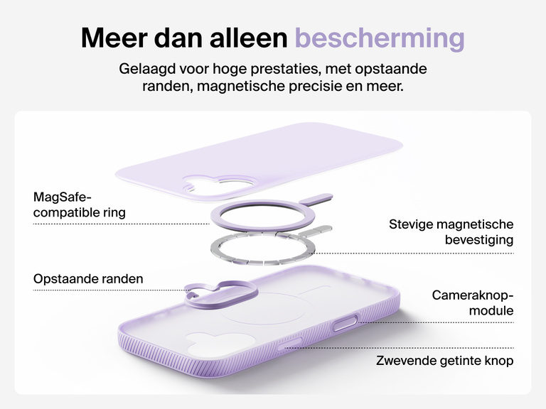 Belkin SheerForce Grip Series Case for iPhone 17 supports MagSafe and Qi2 wireless charging with strong magnetic alignment.