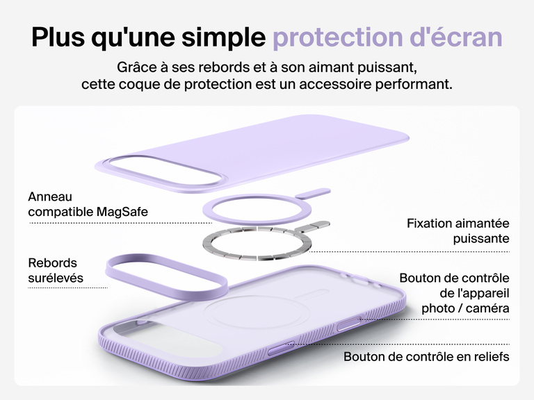 Belkin SheerForce Grip Series Case for iPhone 17 supports MagSafe and Qi2 wireless charging with strong magnetic alignment.